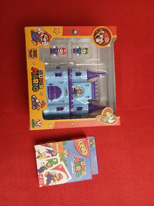 Conjunto Super Mario – Castelo + Jogo UNO (Novos)