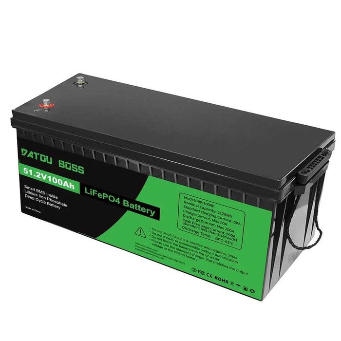 Акумулятор DATOU BOSS LiFePO4 48V/100AH (5120W*h) для ДБЖ: 31 890 грн ...