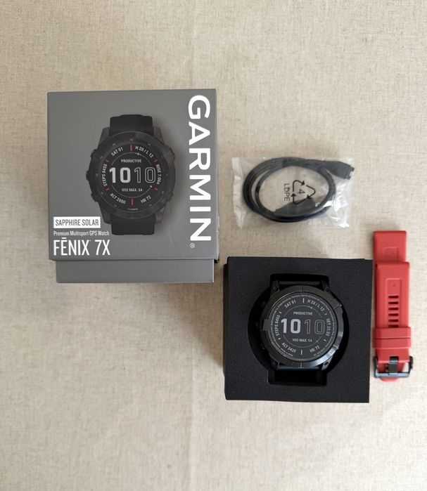 Garmin fēnix 7X Sapphire Solar Edition – 51 mm Titanium