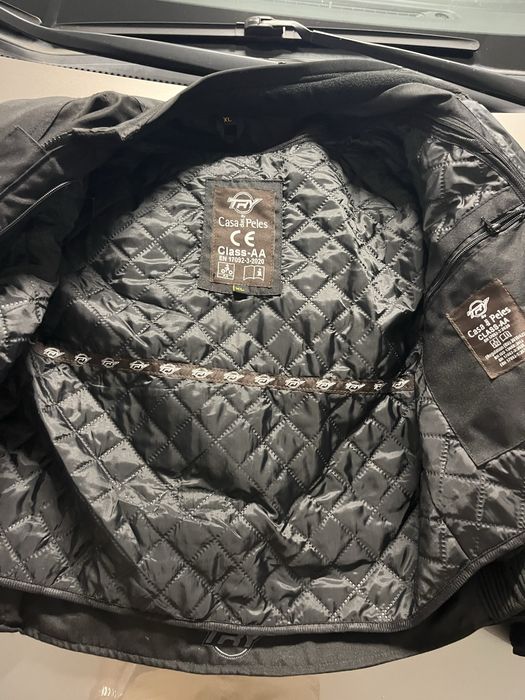 Casaco motard como novo