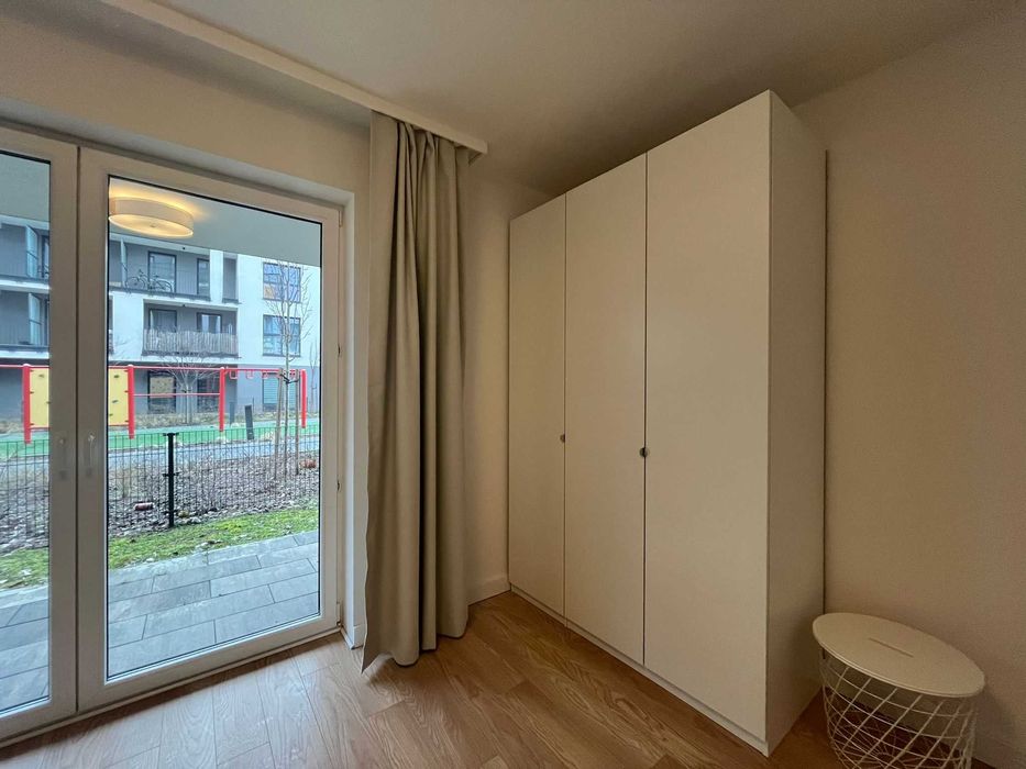 Jasne mieszkanie 2pokojowe z ogródkiem / zamknięte osiedle