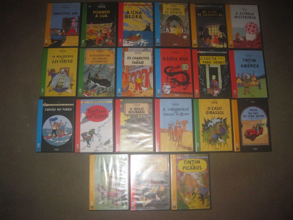Colecção Completa em DVD "Aventuras do Tintin"