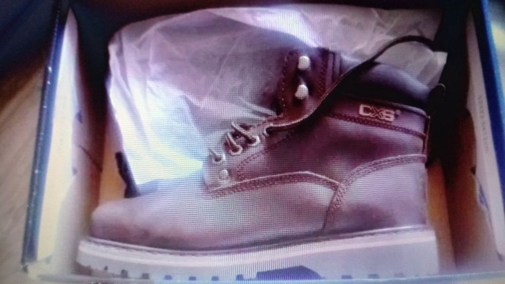 Buty trapery rozmiar 38 skóra