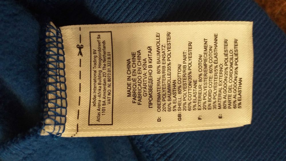 Casaco adidas - novo - portes incluidos