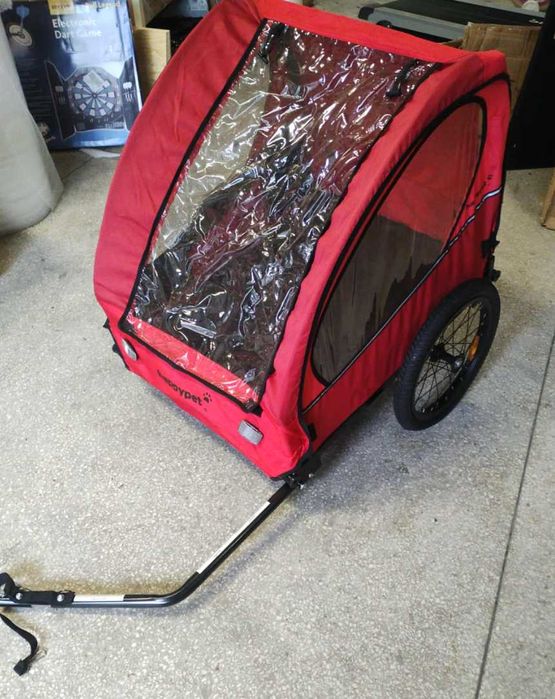 Przyczepka rowerowa dla psa