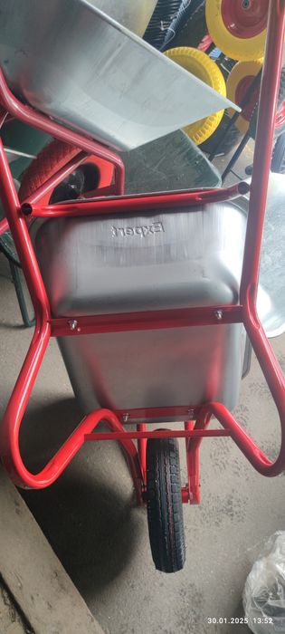 Тачка 100л 120л 130л 150л строительные + колеса+ скаты + корыта на зап