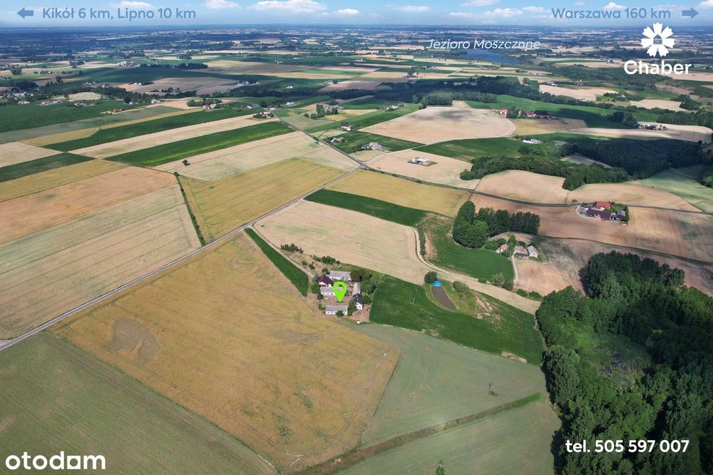 Siedlisko ok. 60 m2 z działką ok. 4800 m2 we wsi Kołatek.