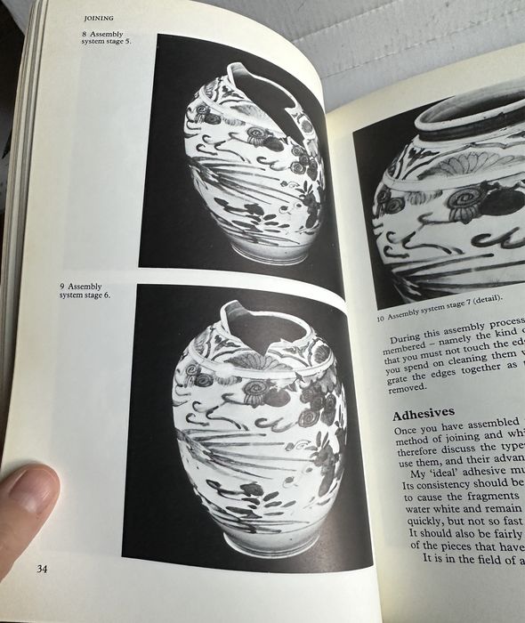 Porcelana, a sua reparação e restauro, em inglês