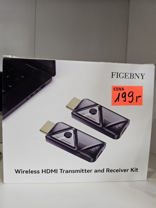 FIGEBNY Bezprzewodowy adapter HDMI Przenośny
