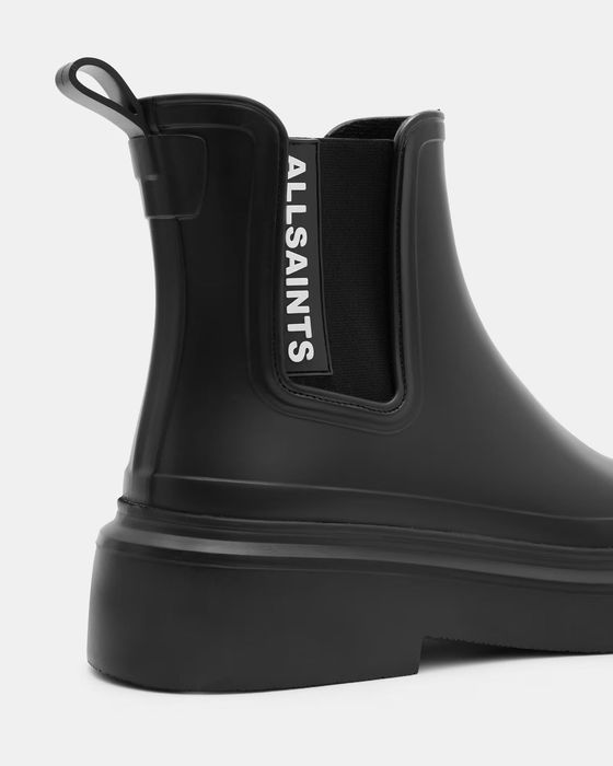 Gumowe botki AllSaints Hetty Logo Rubber Ankle Boots