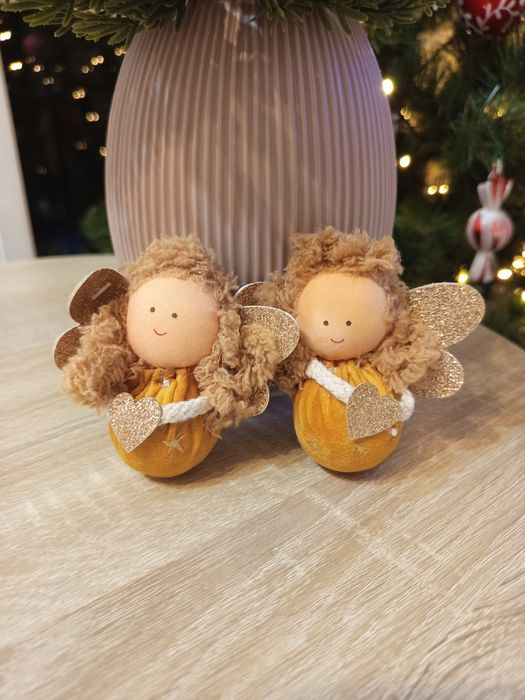 Aniołek śnieżynka anioł zawieszka dekoracja ozdoba Boże Narodzenie