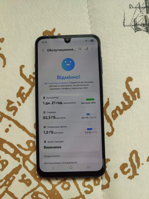 Смартфон Samsung Galaxy A16 5G 4/128Gb ZKB Чорний