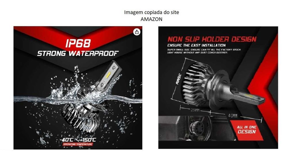 Lâmpadas KOYOSO H7 LED Bulbs 10000LM