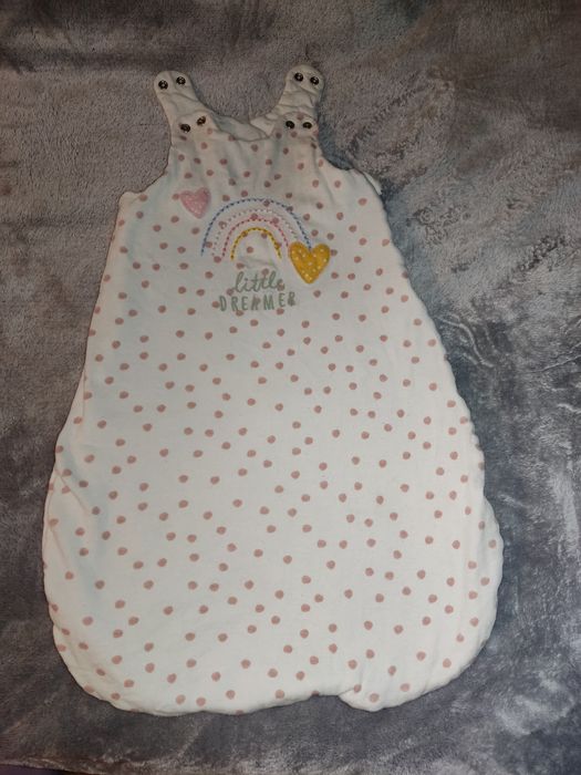 Bawełniany śpiworek niemowlęcy do spania