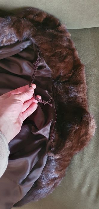 Futro z norek rozmiar S