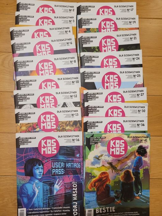 Kosmos dla dziewczynek 18 sztuk