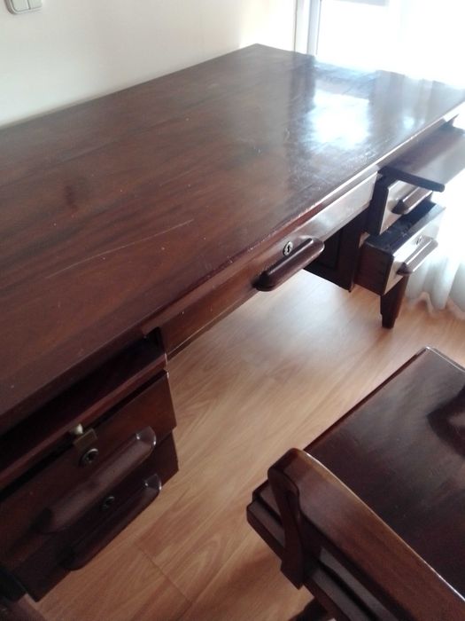 Secretária antiga arte nova