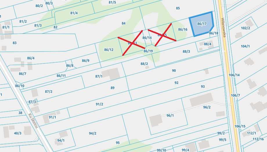 3 Działki budowlane i budowlano usługowa Wólka Załęska - Góra Kalwaria - Widok 2
