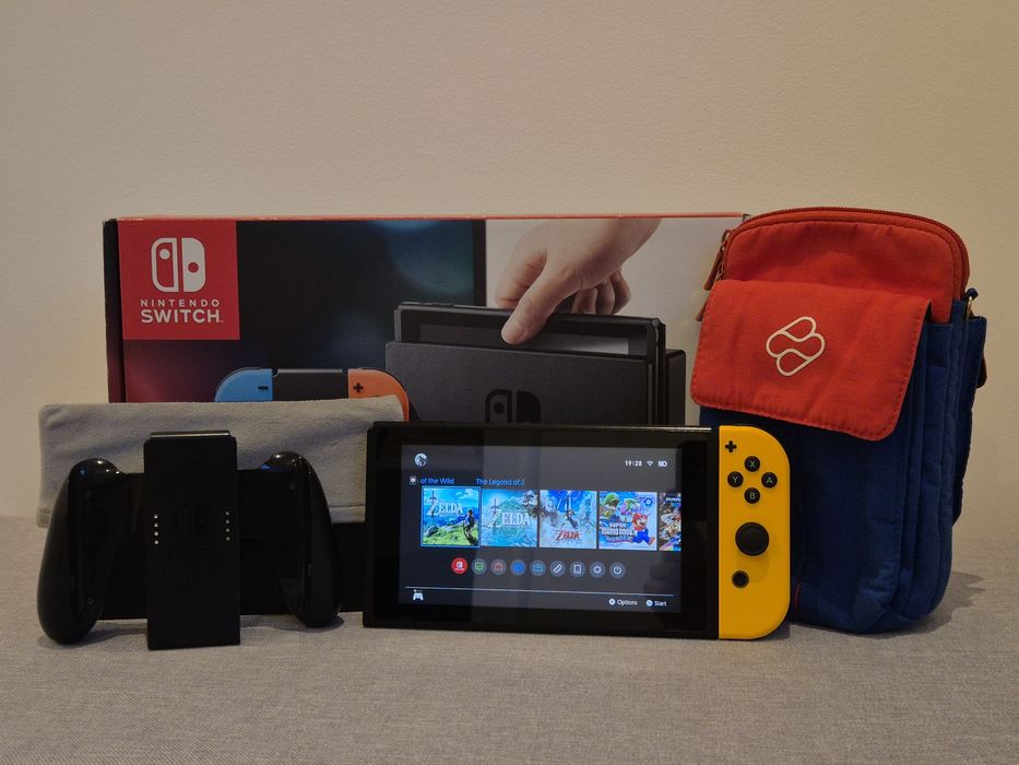 Nintendo Switch | Comando Pro | Jogo | micro SD 64Gb | Bolsa