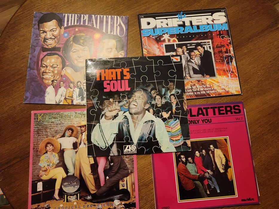 WYPRZEDAŻ 5 x płyta winylowa soul, The platters i inni