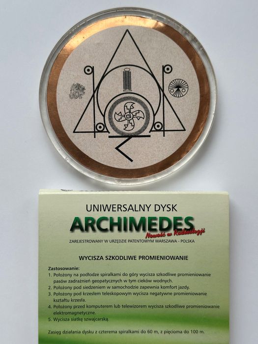 Odpromiennik, wyciaszający szkodliwe promieniowanie, promieniuje bielą