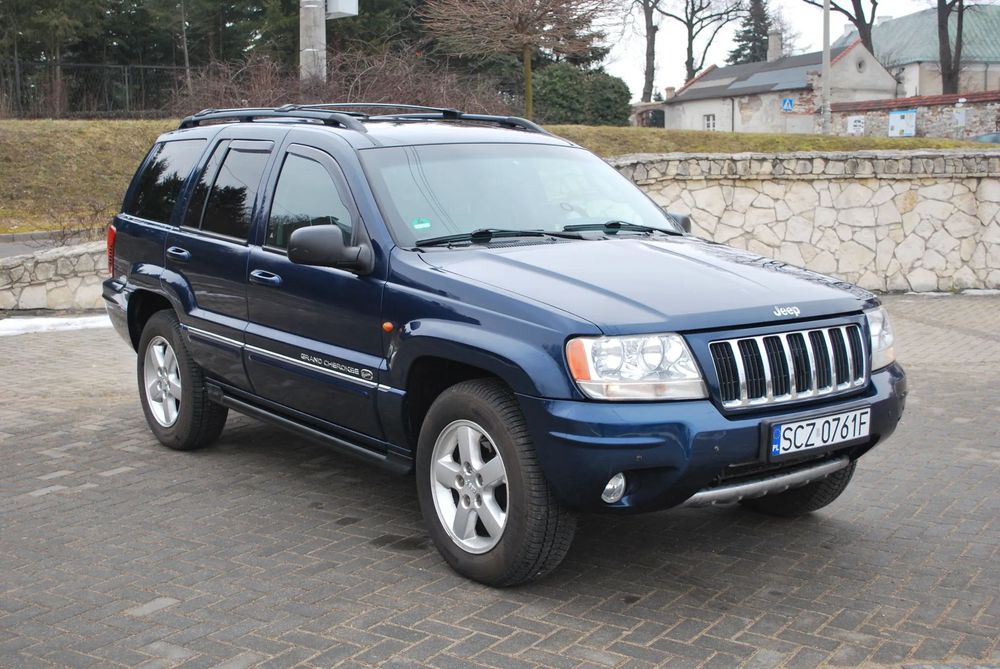 Jeep Grand Cherokee 4.7 V8 258KM H.O Overland , Quadra-Drive , Doinwestowany , Rej.PL