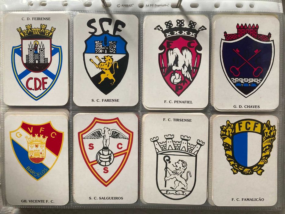 Calendários Antigos de Futebol - Emblemas de Clubes Portugueses (preço unitário)