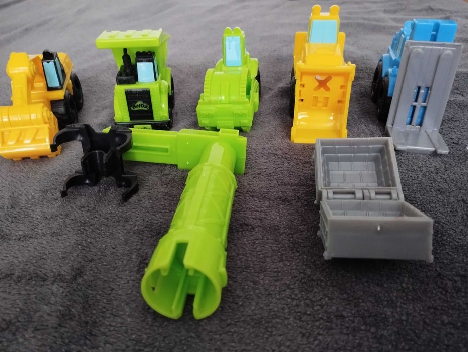 Play doh pojazdy budowlane