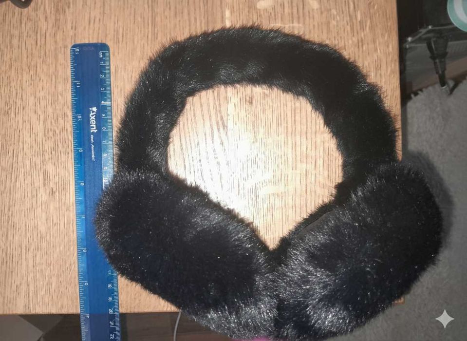 Зимові хутряні навушники з преміум-якості