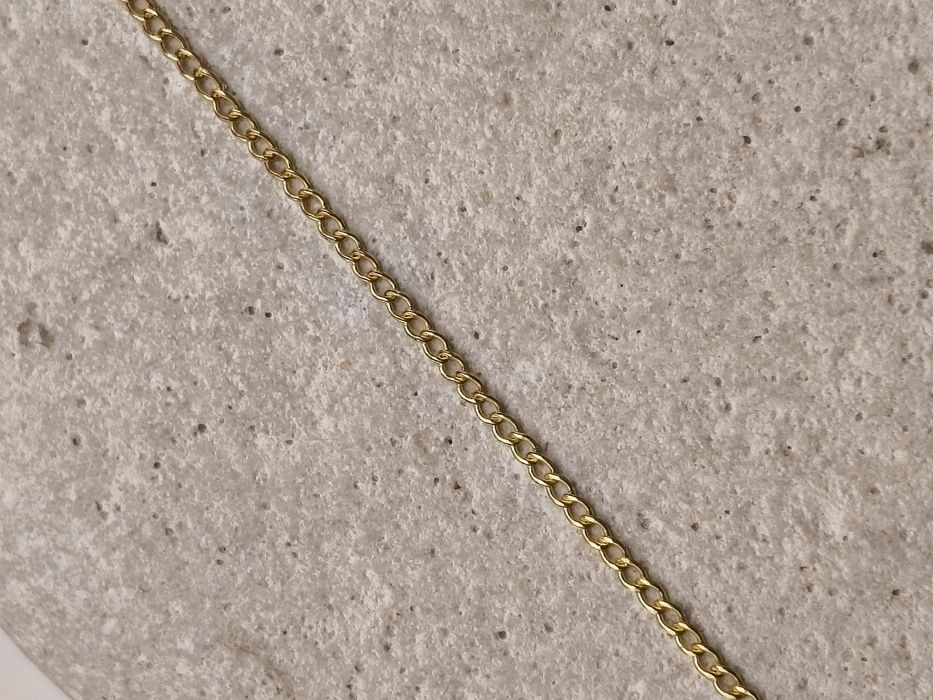 Złoty łańcuszek pancerka 585