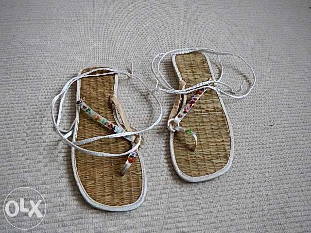 letnie sandały japonki. Rozmiar 40, długość wkładki 25,5 cm