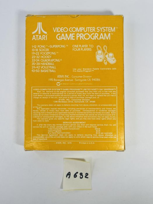 Video Olympics (Atari 2600)