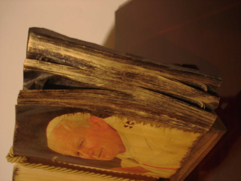 Peças decorativas com texto