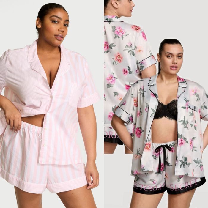 Піжама Victoria’s Secret S,XL, сатинова піжама Victorias Secret XL