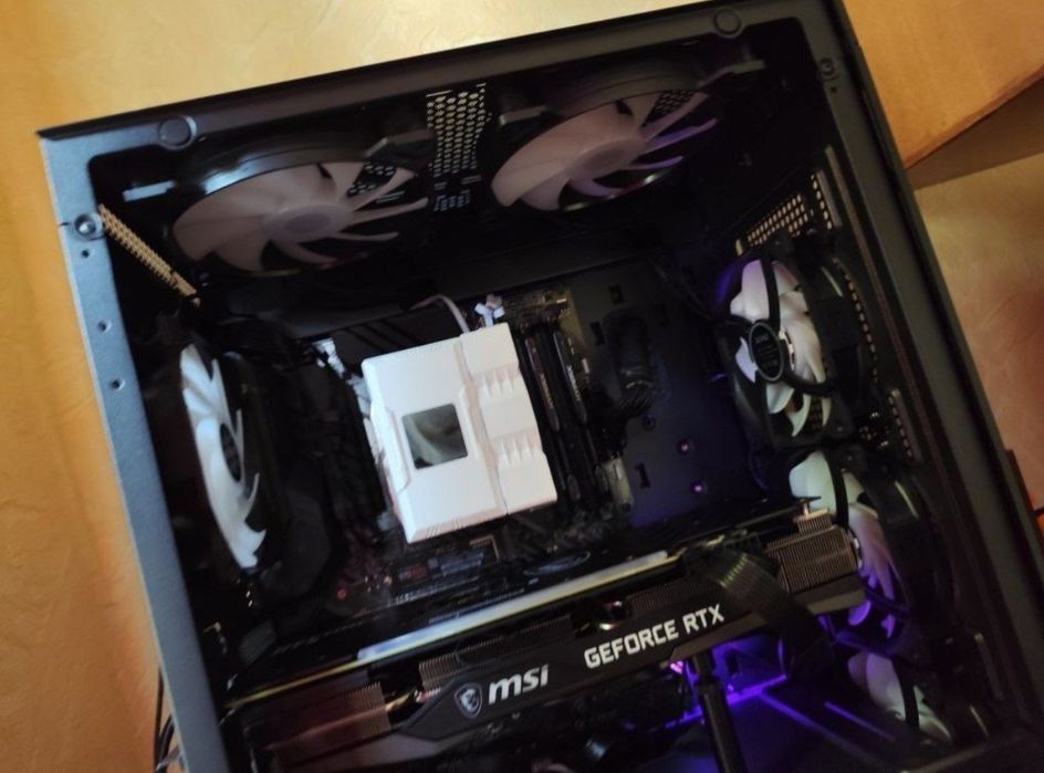 Игровой мощный ПК RTX 3060Ti, Ryzen 5600, SSD m.2, ОЗУ 16GB, ARGB