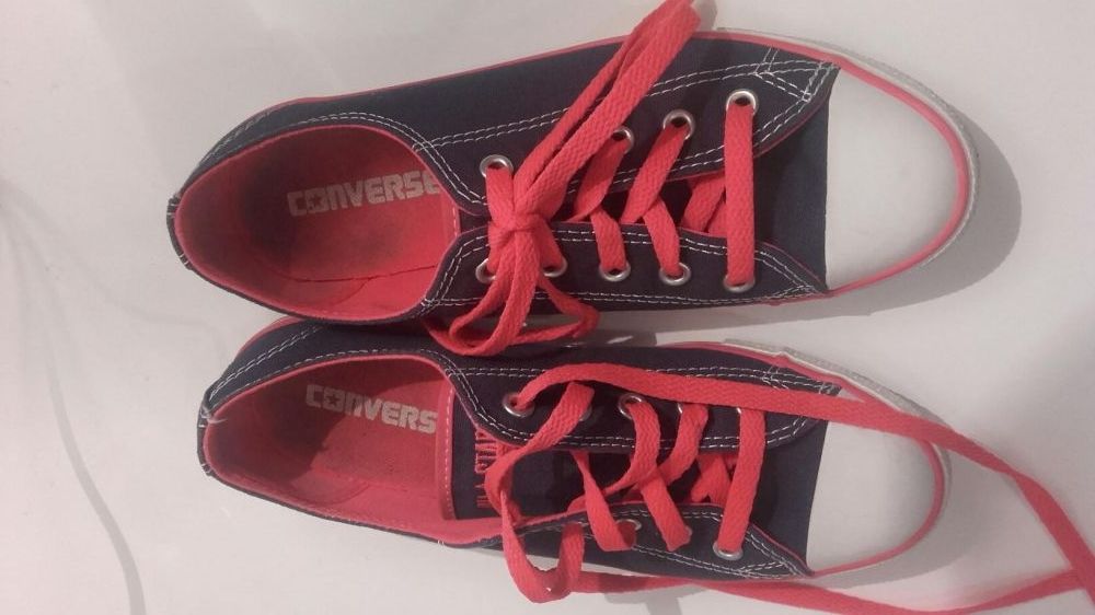 Trampki converse granatowe dzinsowe slim All Star
