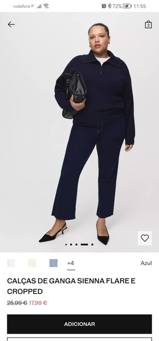 Jeans Dark Blue Mango T46