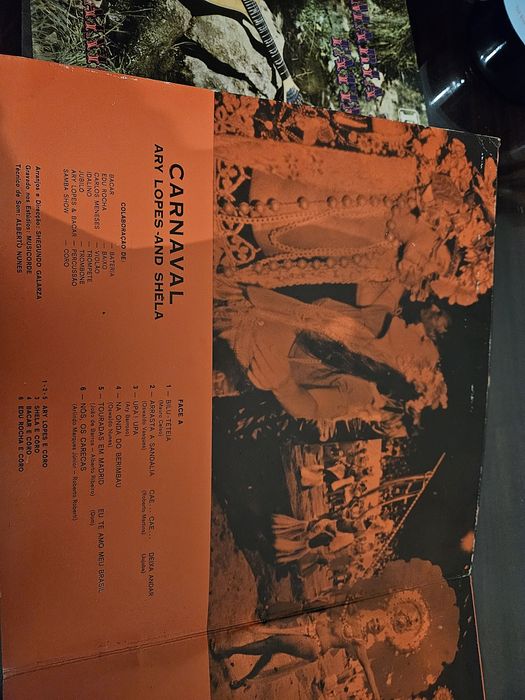 Vinil Carnaval de Ary Lopes e Shela