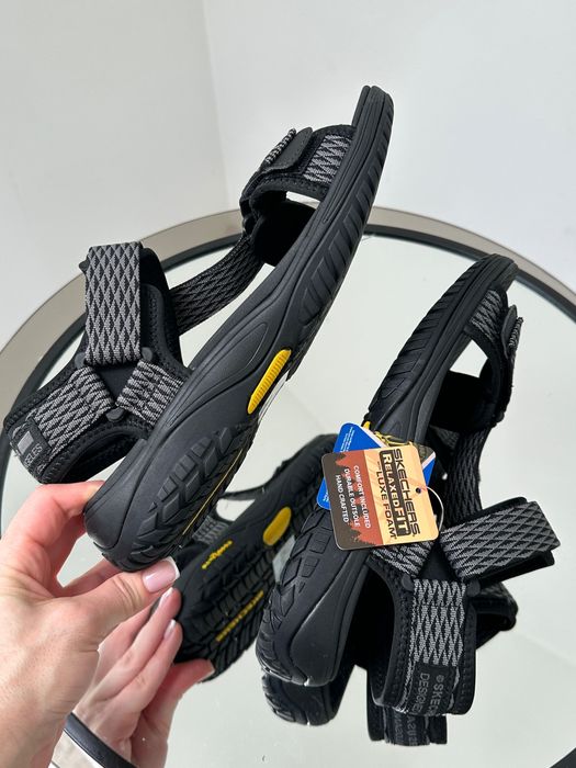 Качественные мужские босоножки на липучках Skechers 39/40/46р