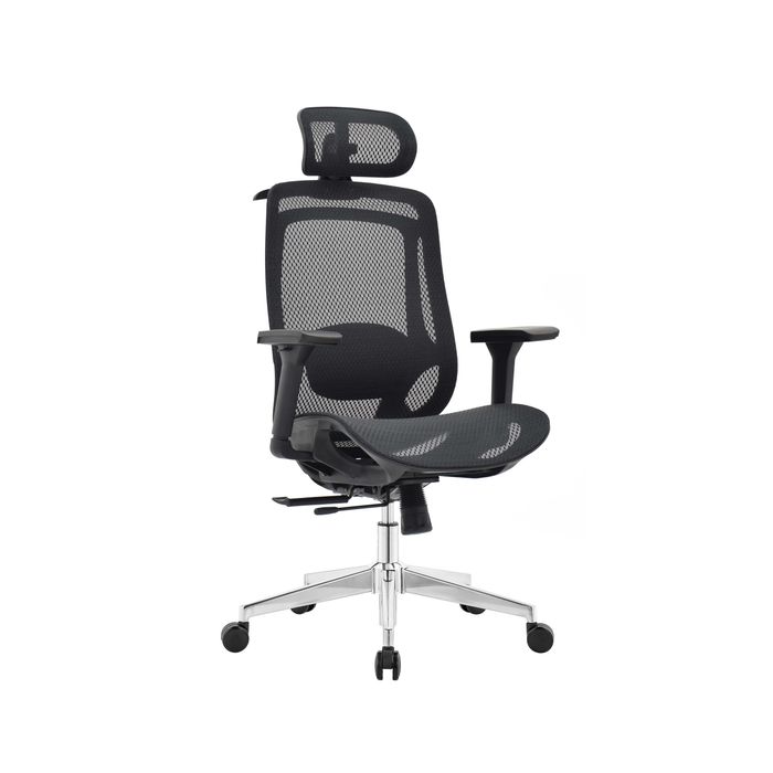 Ergonomiczny fotel biurowy biurowy SITLAB Elite - czarny