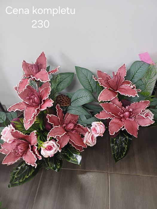 Zestawy kwiatowe,stroiki sztuczne
