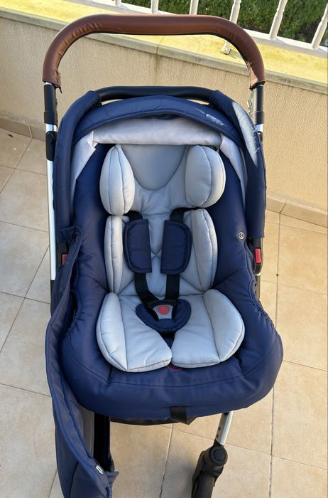 Carrinho de bebé duo Pierre Cardin Oliver azul