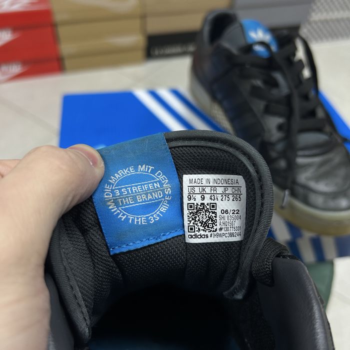 Чоловічі шкіряні кросівки Adidas Forum оригінал 43 р сірі бу класичні