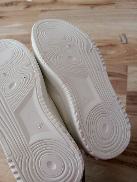 Białe trampki adidasy buty na rzepy Sinsay 31  nowe