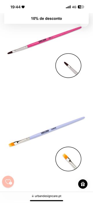 Kit pinceis Unicorn Urban