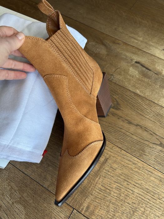 Ботільони Schutz, казаки, ковбойки, 38р,