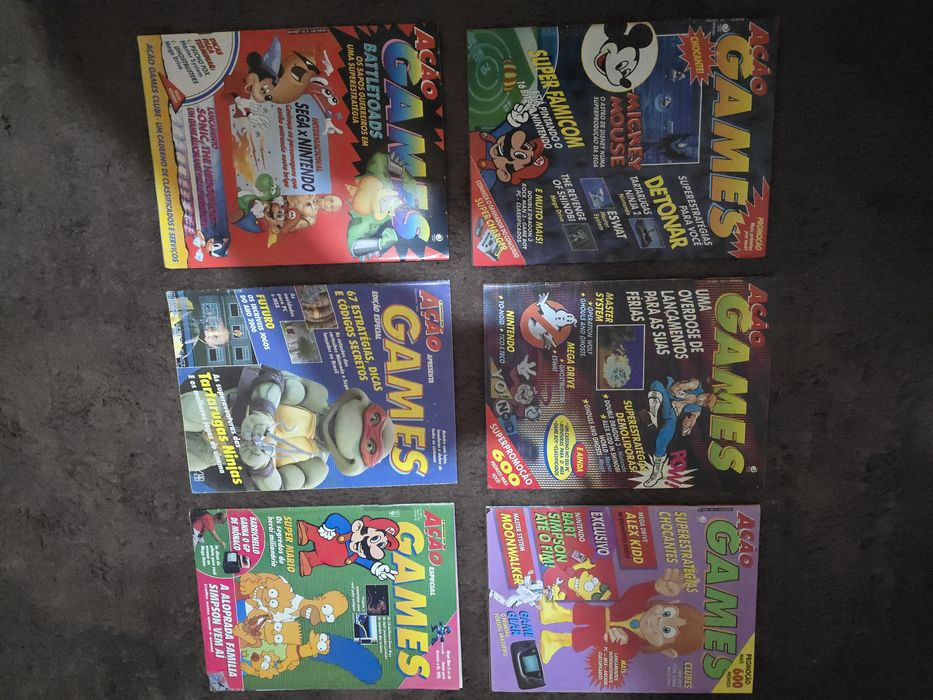 Vendo revistas de videogames anos 90