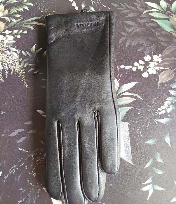 Wittchen, damskie rękawiczki skórzane, śliczne, ocieplane