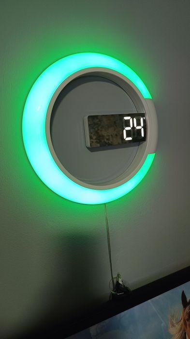 Lampo /zegar naścienny 3D