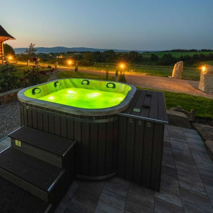 Balia Ogrodowa KWADRATOWA Akrylowa Spa Jacuzzi Ogrodowe